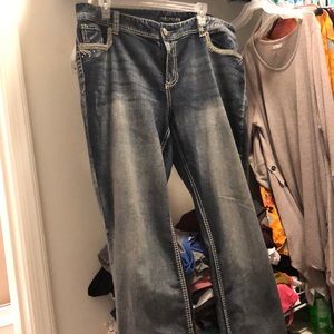 Maurice’s size 20 boot cut jeans